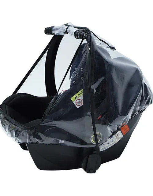 Load image into Gallery viewer, Baby Safety Seat Rain Cover Transparent EVA Baby Out Stroller Baby Carriage Rain Cover Dust Cover Rain Cover
