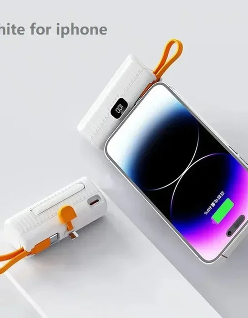 Load image into Gallery viewer, 30000Mah Power Bank Fast Charging Emergency External Battery Digital Display Built-In Data Cable Plug and Play for Iphone Type-C
