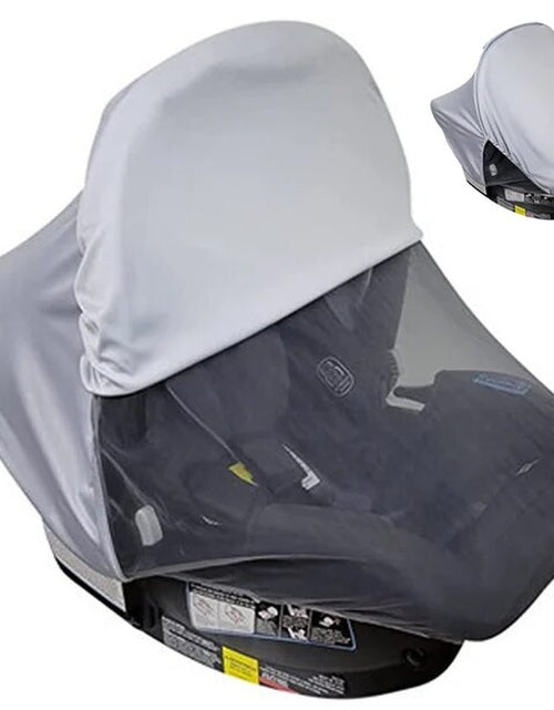 Load image into Gallery viewer, Baby Safety Seat Rain Cover Transparent EVA Baby Out Stroller Baby Carriage Rain Cover Dust Cover Rain Cover
