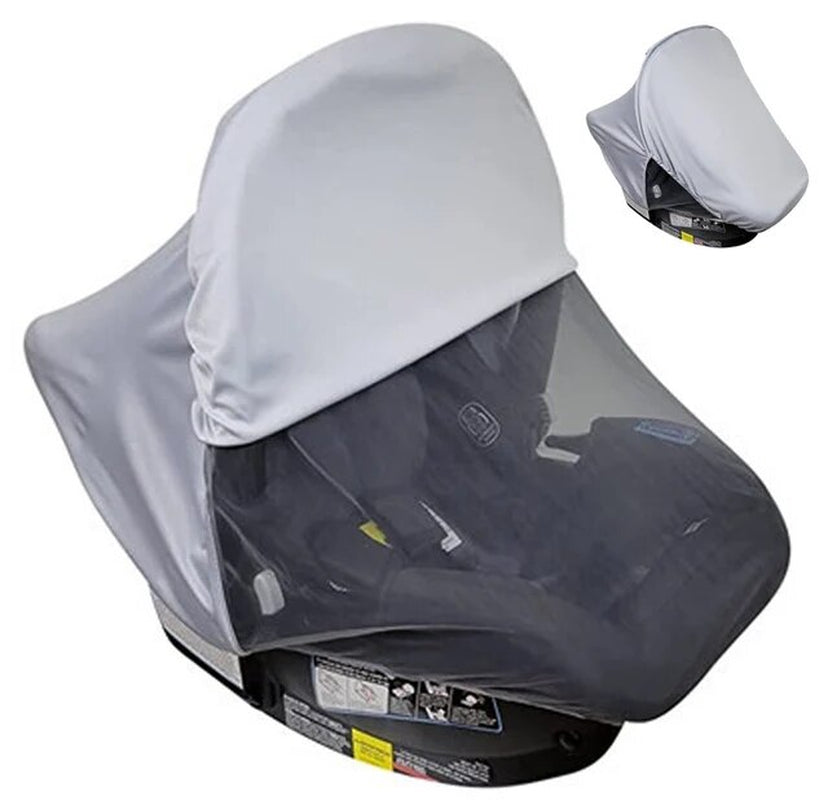 Baby Safety Seat Rain Cover Transparent EVA Baby Out Stroller Baby Carriage Rain Cover Dust Cover Rain Cover