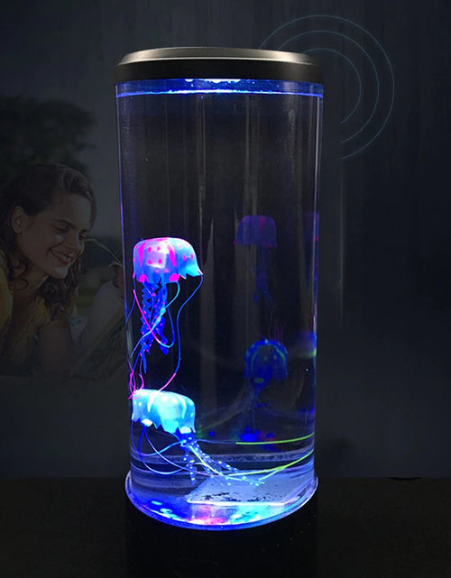 Load image into Gallery viewer, Jellyfish Lamp Color Changing Remote Control Aquarium Tank LED Night Light Birthday Gift USB Charging Relaxing Mood
