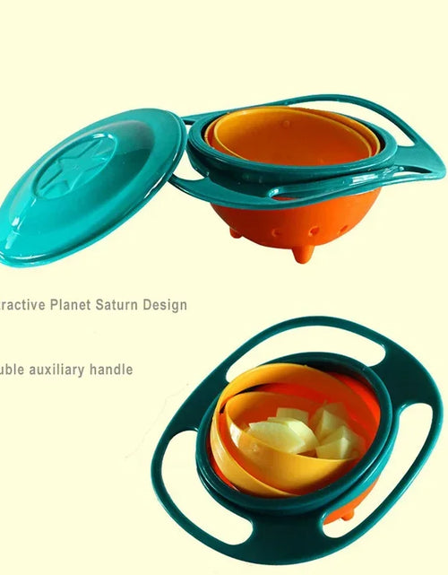 Load image into Gallery viewer, Universal Gyro Bowl Children Rotary Balance Novelty Gyro 360 Rotate Spill Proof Feeding Dishes Baby Training Rotary Balance Toy
