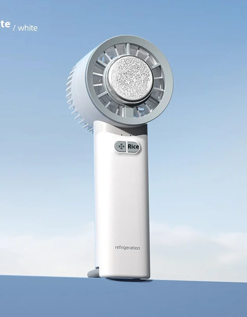 Load image into Gallery viewer, 2024 Summer Gadget Handheld Turbo Jet Fan Mini Portable Ice Cold Fan Generation Brushless Motor Wind High Speed Duct Fans Violen
