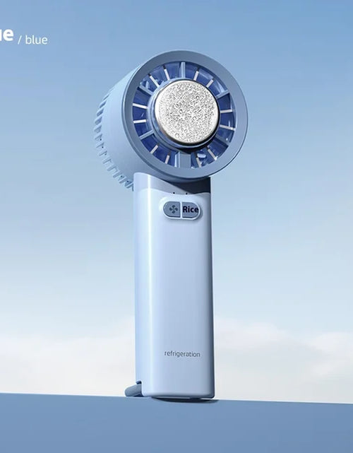 Load image into Gallery viewer, 2024 Summer Gadget Handheld Turbo Jet Fan Mini Portable Ice Cold Fan Generation Brushless Motor Wind High Speed Duct Fans Violen
