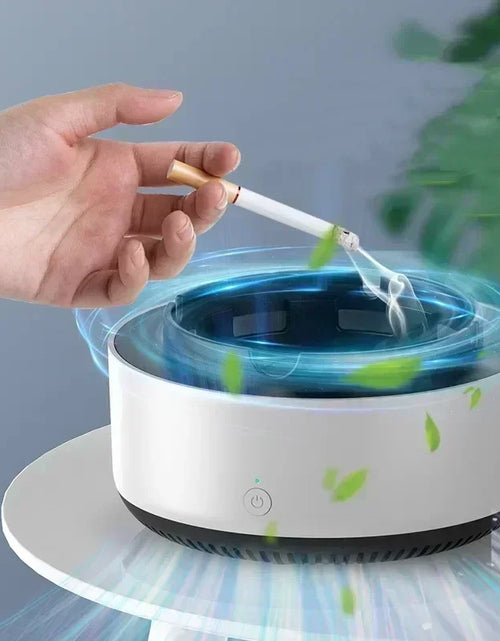 Load image into Gallery viewer, Smoke Removal Air Purification Ashtray Anion Purification Practical Automatic Purifier Ashtray Portable Gadgets for Car Ashtray
