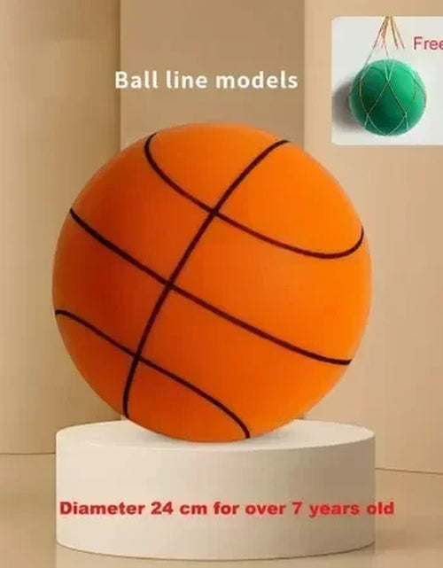 Load image into Gallery viewer, Indoor Silent Basketball Sports Bouncy Balls High Density Foam Material Children Adults Ball Training Complimentary Portable Net
