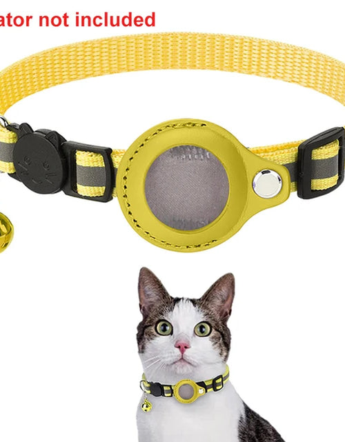 Load image into Gallery viewer, Anti-Lost Pet Cat Collar for the Apple Airtag Protective Tracker anti Lost Positioning Collar Waterproof Reflective Pet Collars
