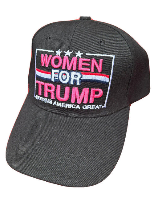 Load image into Gallery viewer, Women for Trump 2024 Cap Hat Keeping America Great Hat MAGA Hat
