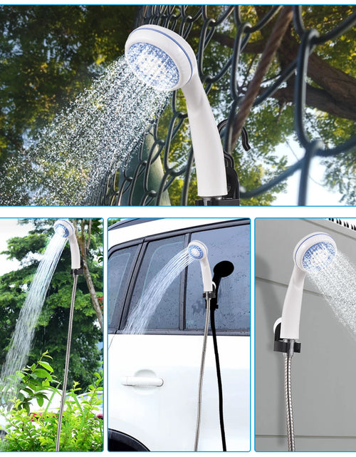 Load image into Gallery viewer, Portable Camping Shower Outdoor USB Rechargeable Electric Shower Pump for Camping Car Washing Gardening Pet Cleaning
