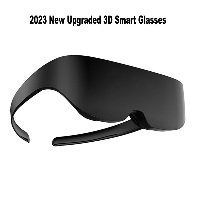 2023 New Upgraded 2D/3D Smart Glasses Headset VR Imax Glasses 4K Giant Screen Virtual Reality Stereo Cinema Video Eyeglasses