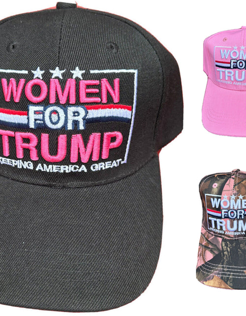 Load image into Gallery viewer, Women for Trump 2024 Cap Hat Keeping America Great Hat MAGA Hat
