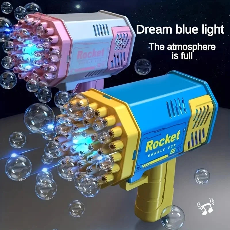 40 Hole Bubble Machine Fully Automatic Bubble Blowing Light Outdoor Bubble Machine without Battery without Bubble Water